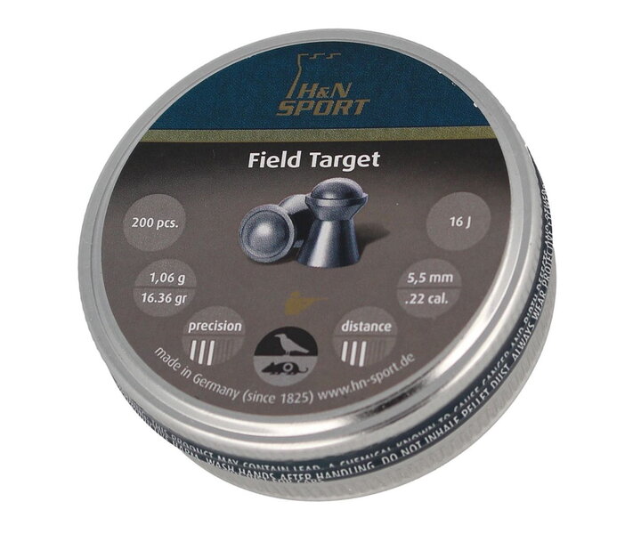 .22 } H&amp;N | Field Target | 5.50 mm | 1.06 gram - 16.36 grain 